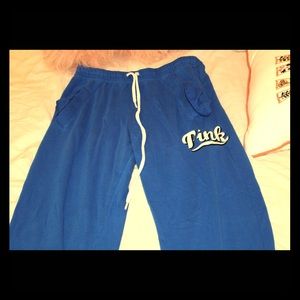 Blue PINK sweatpants